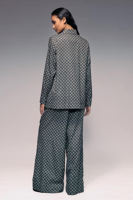 Kritika Murarka Geometric Pattern Cotton Trouser 