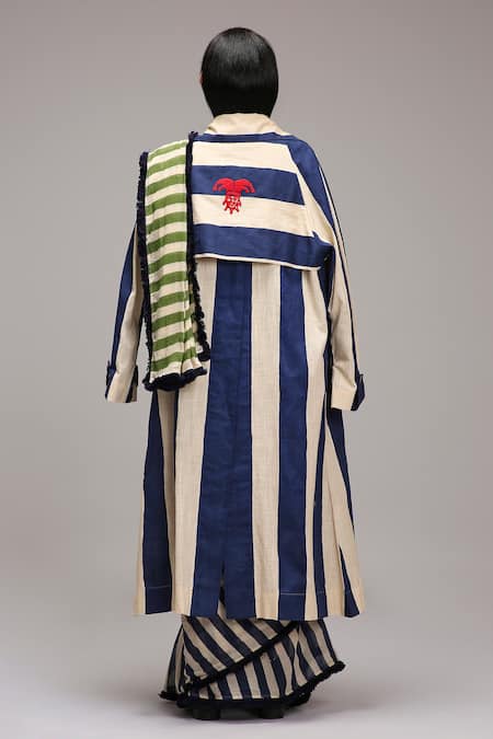 MATI Striped Cotton Saree 