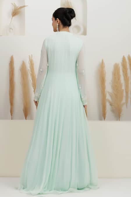 BAIDEHI Georgette Embroidered Gown 