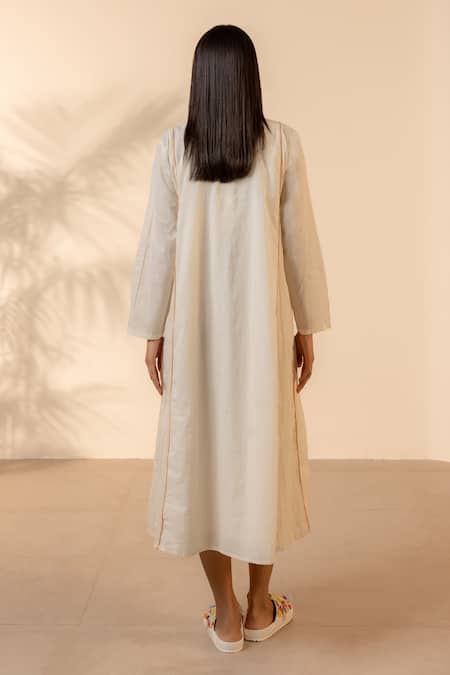 OurDve Sun Petal Cotton Dress 