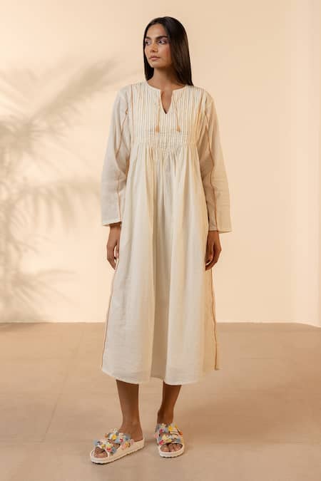 OurDve Sun Petal Cotton Dress 