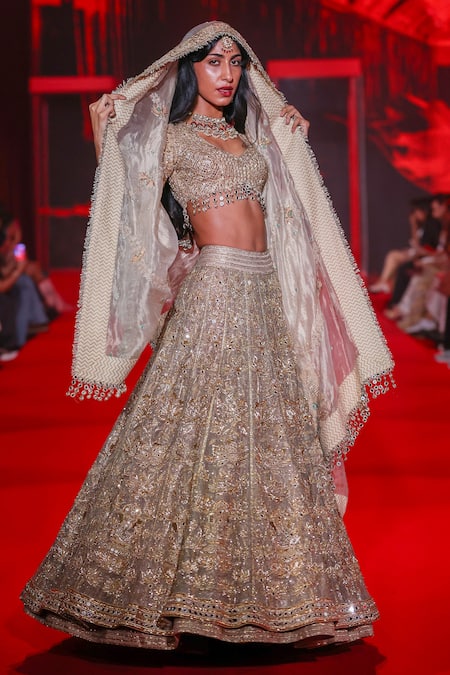 Itrh Mangalmurti Tissue Lehenga Set 