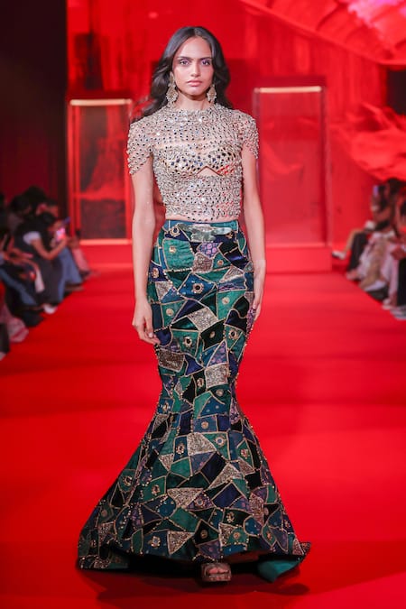 Itrh Ratnanjali Patchwork Skirt Set 