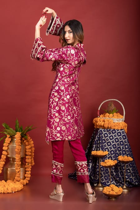 Monk & Mei By Sonia Anand Meena Pakistani Kurta With Pant 