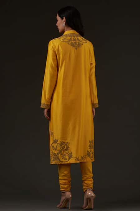 Balance by Rohit Bal Chanderi Embroidered Kurta Set