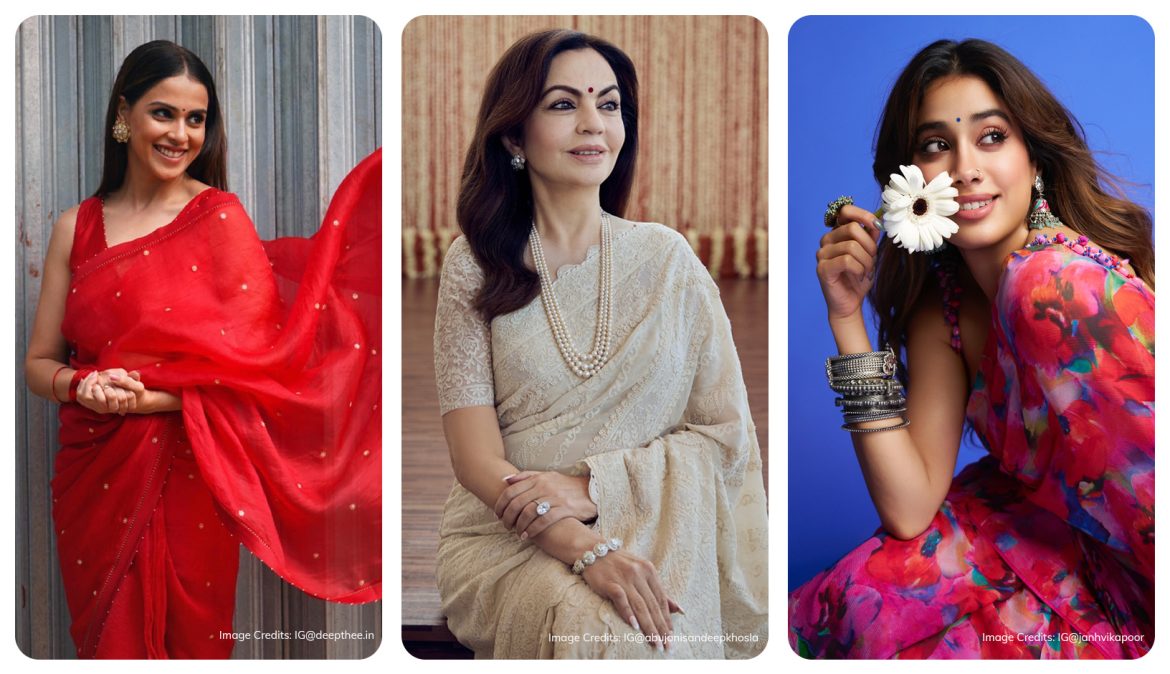 Mira Rajput, Nita Ambani and Janhvi Kapoor